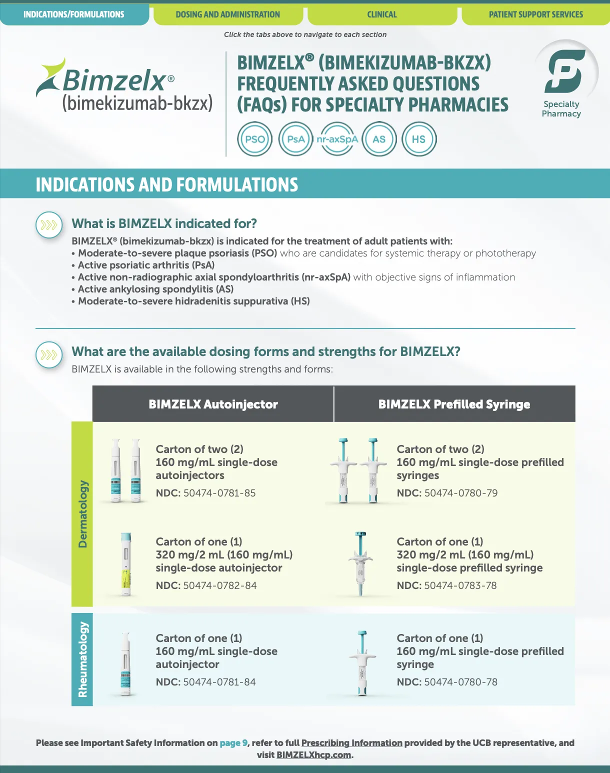 Bimzelex FAQ document thumbnail image